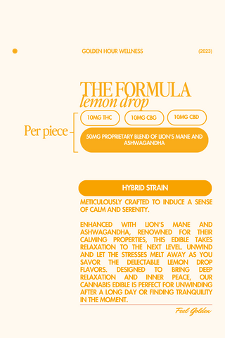 Relax Lemon Drop Gummies Online | Golden Hour